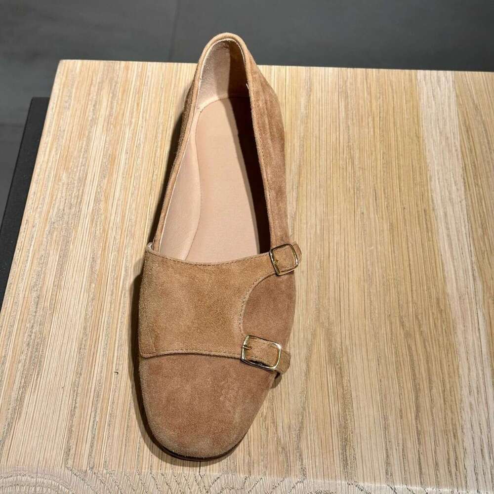 Genuine Leather Niche Design Soft Sole Flat Slip-On Loafers for Women Summer Autumn New Mary Jane Single Shoes