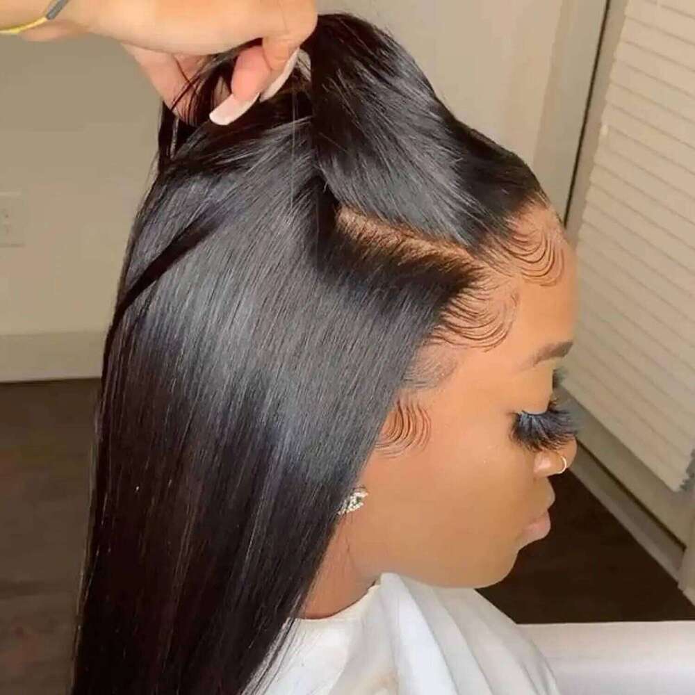 HD 360 Frontal Wigs Straight Lace Front Human Hair 13x4 13x6 30 32 34 Inch 4x4 Closure Wig