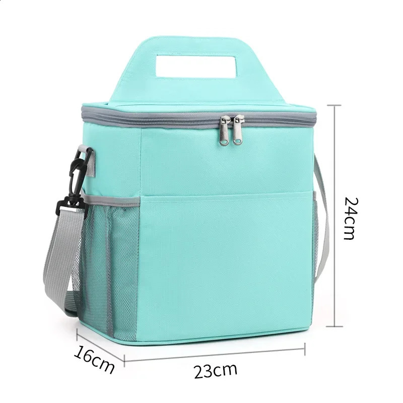 Outdoor Insulation Bag Camping Portable Oxford Cloth Thick Aluminum Foil Ice Tilted Cross Lunch Box 250528