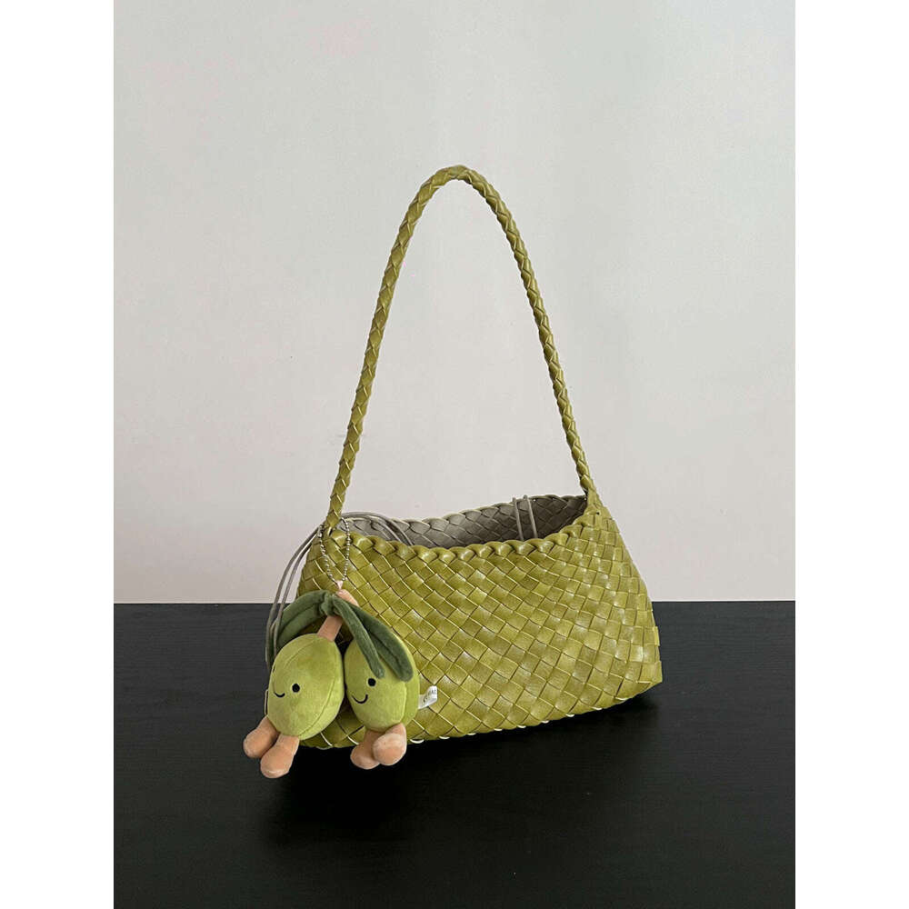 Tote Bag Handmade Woven Underarm For Women New Style High End Versatile Handbag Shoulder Mother And Child Bag Shoulder Bag Braided Handbag