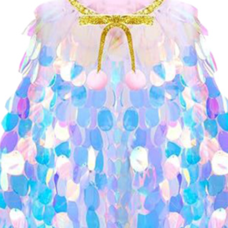 Disney baby designer clothes designer clothes for girls Elsa princess princess sequin cape comfortable and soft performance outfit for festive occasio