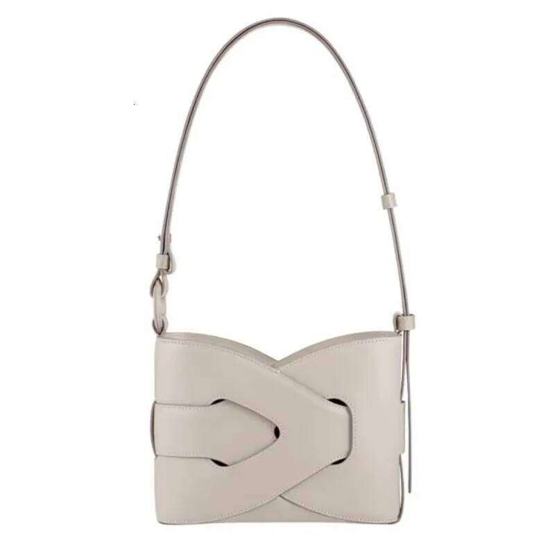 French Minimalist Armpit Cowhide Chain Shoulder Bag, Commuting And Dating Dual-Use Retro Tofu Bag