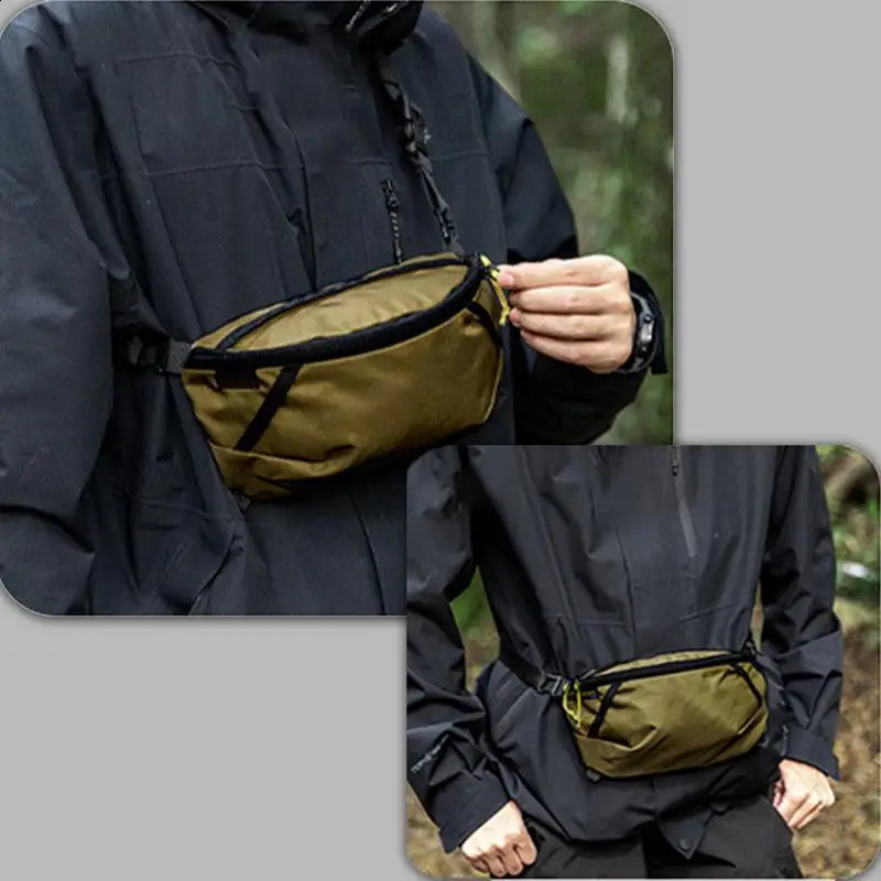 Adjustable Chest Belt Fishing Fanny Bag Hiking Bag With Strap Portable Waist Bag Multifunctional Belt Bags For Traveling Running 250522