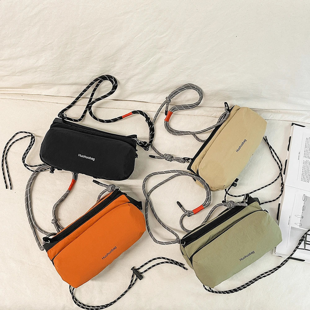 Mountaineering Kettle Bag Personalized Commuting Crossbody Sports MultiLayer Single Shoulder Small Bag 250528