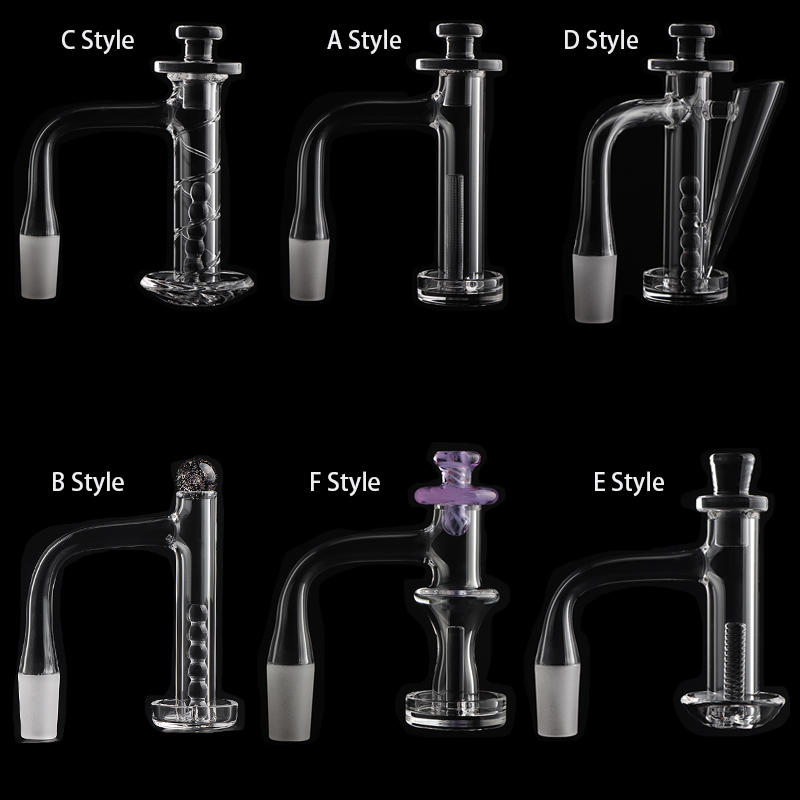 Full Weld Beveled Edge Control Tower Terp Slides Terp Slurpers Quartz Banger Nails