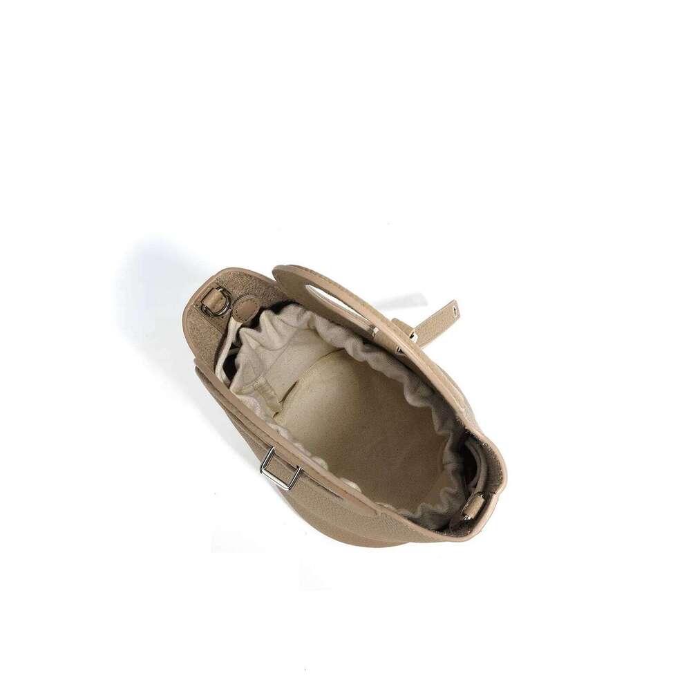 Real Leather Designer Bucket Bag Versatile Classic Vegetable Basket Women's Handbag