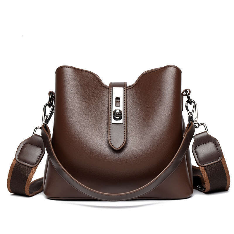 Textured Bucket For Women, Spring/Summer New High-End Multi-Layer Large Capacity Handbag, Shoulder And Crossbody Bag B5