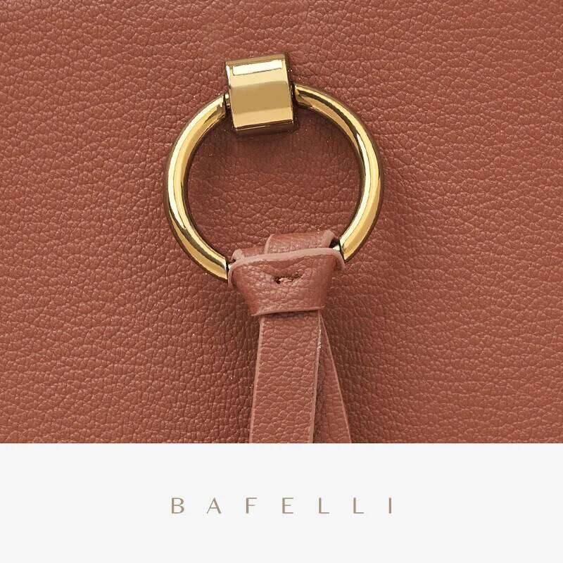 CLASSIC 2025 Women's BAG BAFELLI BRAND BACKPACK STYLISH FEMALE SHOULDER CROSSBODY SADDLE VINTAGE STYLE LEATHER PURSE RETRO