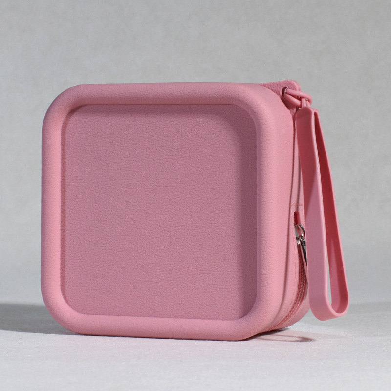 Ap12-Solid Color Simple Scola Di Cosmetica Per Viaggi Per Viaggi Portatile Clut…