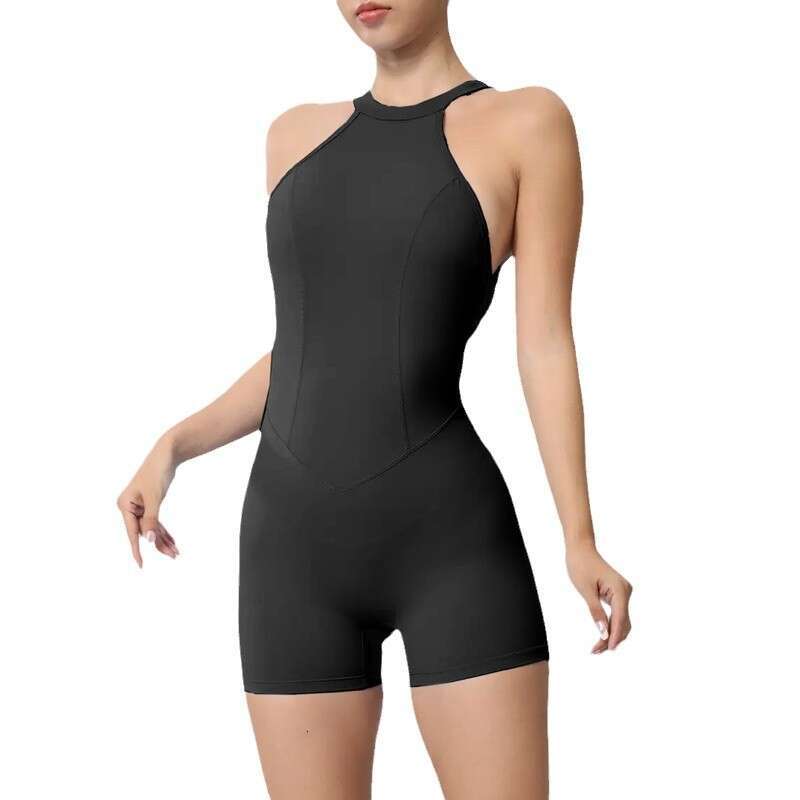 High Quality Sports Yoga Clothes, New Tight Fitting Sports Jumpsuit, Running And Fitness One-piece Pants, Backless Swimming Yoga Clothes, Free Shippin