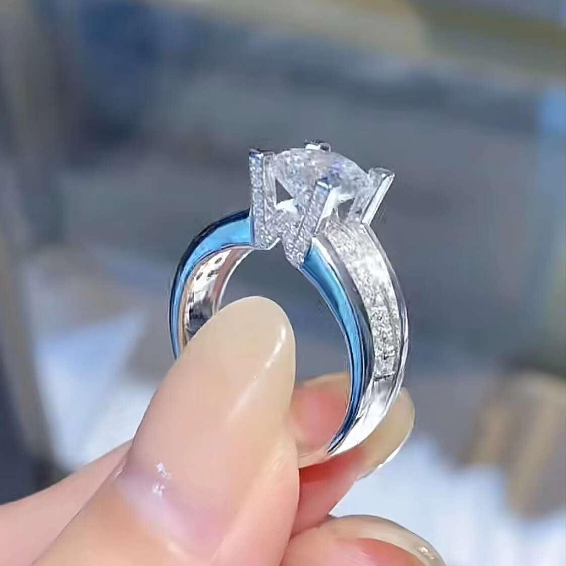 Diamond 14K 16K 18K Gold Lab Grown Diamond Ring Gift Wedding Engagement Certified