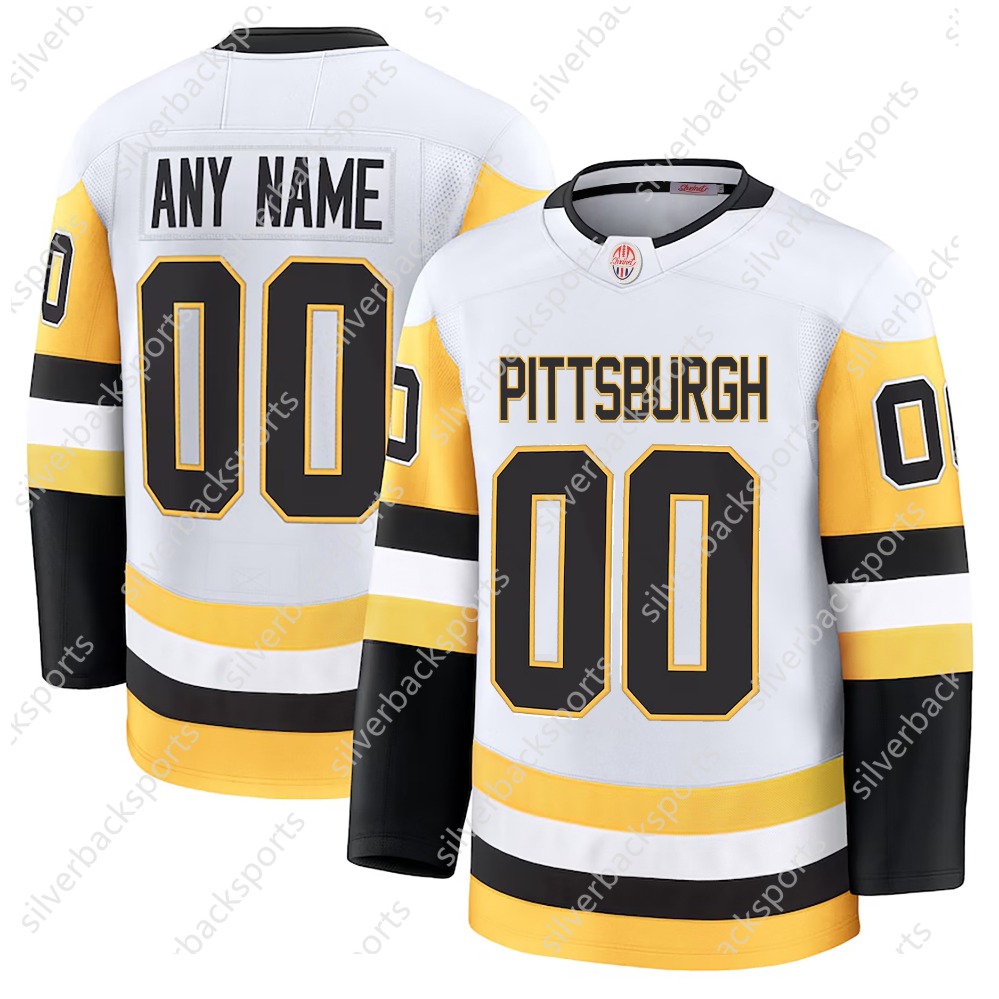 66 LEMIEUX 87 CROSBY Hockey Jerseys Stitched Personalized Name Number comfortable and breathable Jersey