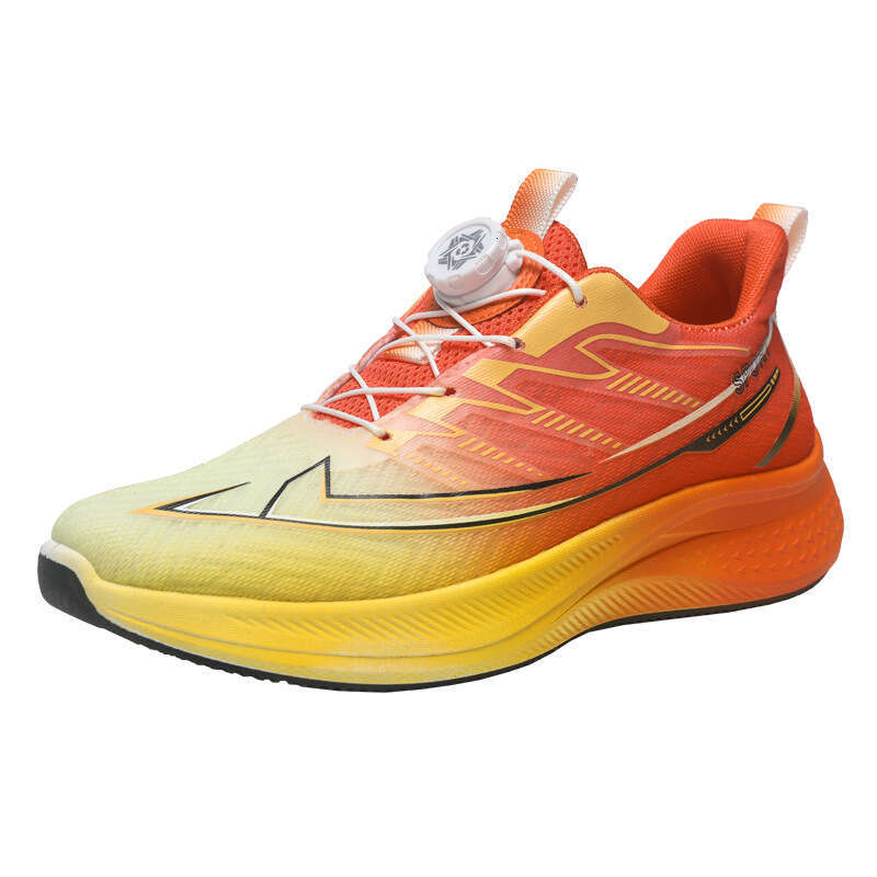 Men's 2025 Spring Summer New Button Sneakers Breathable Casual Mesh Non-Slip Boys Running Shoes