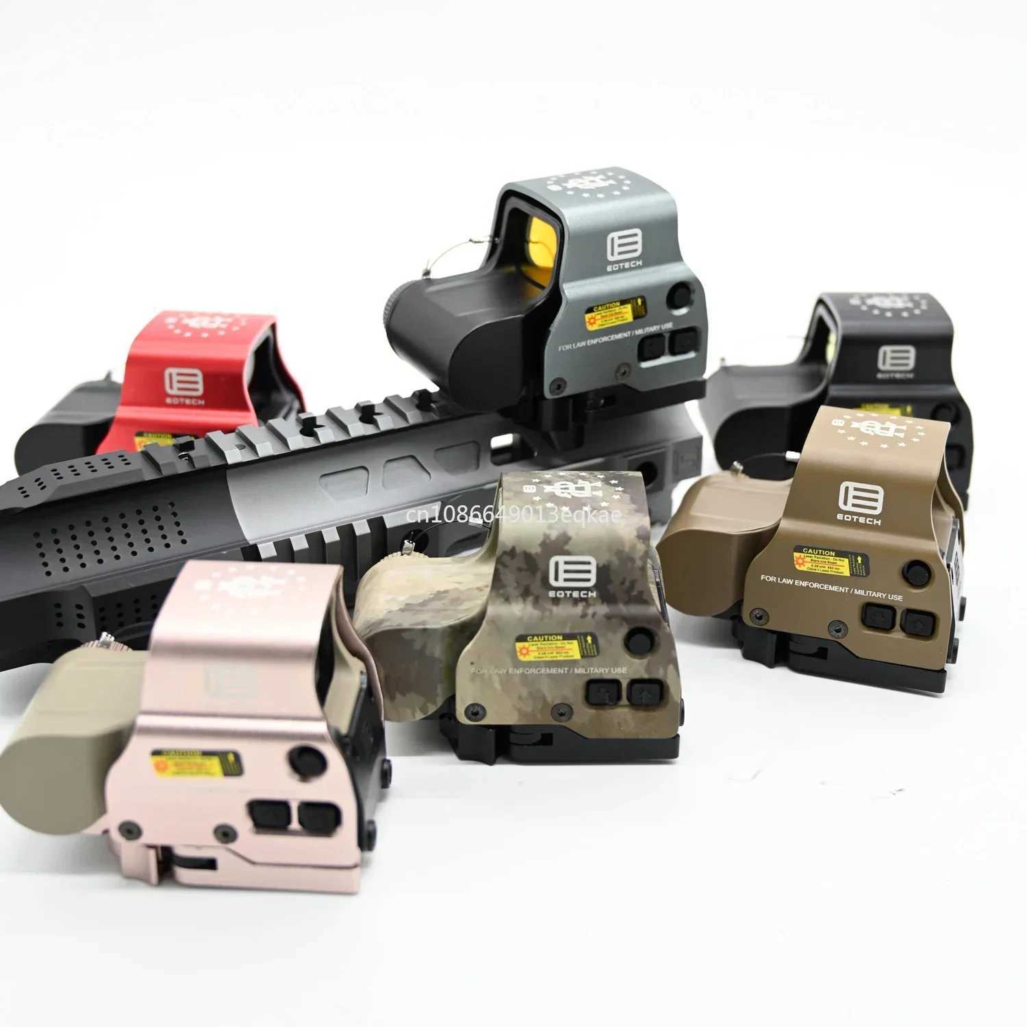 2024 New 558 DCR Red Dot Holographic Sight Airsoft Hunting w/ G33/G43/G45 3X 5X Magnifier Fit 20mm Rail Mounts QD version W250529