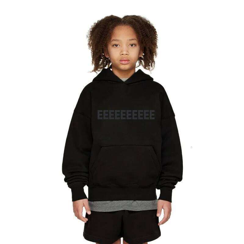 Women's Wear Fashion Top Quality Kids Chest Letter Boys Girls Hoodies Designer Brand Children's High Street Loose Tops Sets