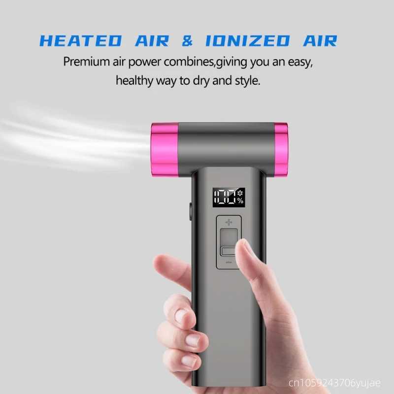 Latest Wireless Cold Hair Dryer With 110000 Rpm Strong Wind Power For Outdoor Barbecue And Dust Blowing Gun Ldy Cold Hair DryerXJ250528