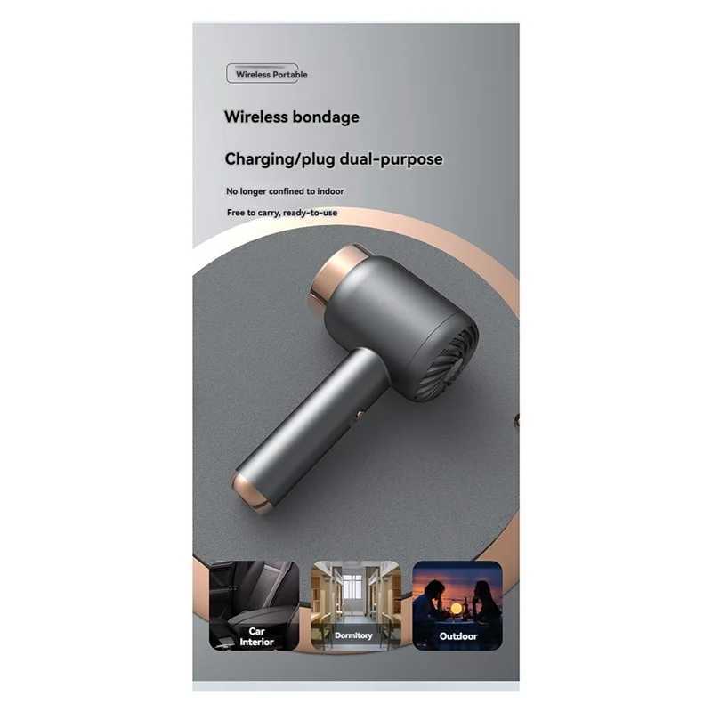 A66Z Portable Wireless Hair Dryer Plug -In And Charging 2 In Line 1 With Usb Charging Cold Hot Wind Wireless Hair Dryer C EU PluXJ250528