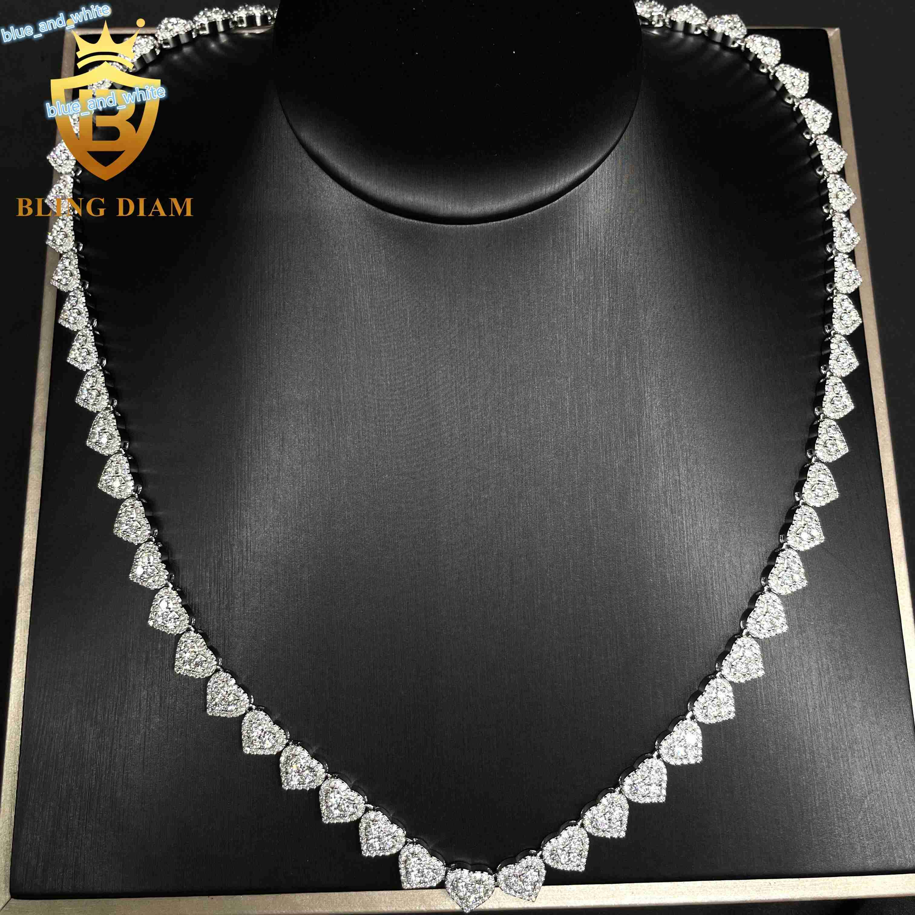 Fashion Wholesale High Quality 8mm Sugar Chain Necklace New Hip-Hop Love Rock Style for Men Women