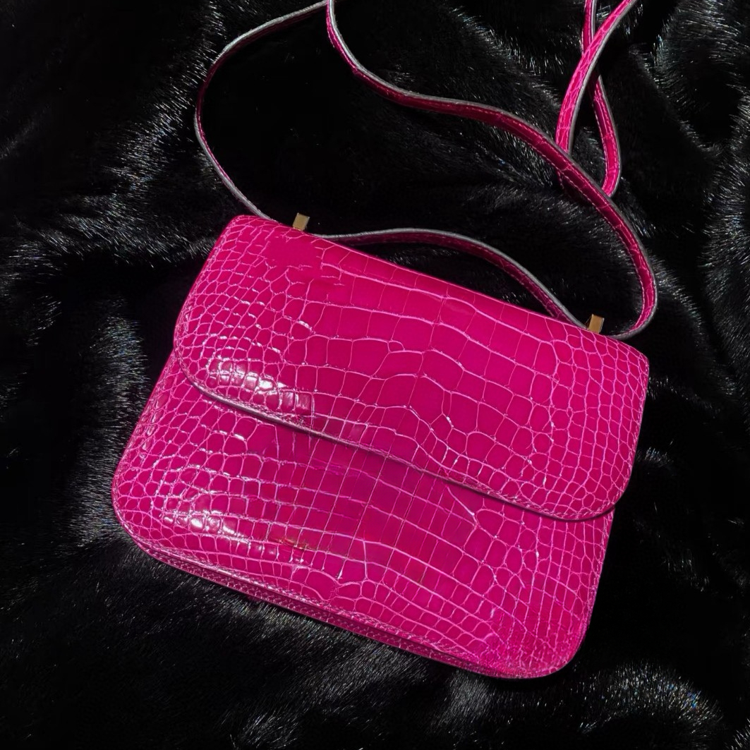 100% Genuine Leather Shoulder Bags Alligator Crocodile 19cm Designer Crossbody Messenger Bag Women Fashion Purse And Handbag Cowhide Clutch Evening Party Bag 3205