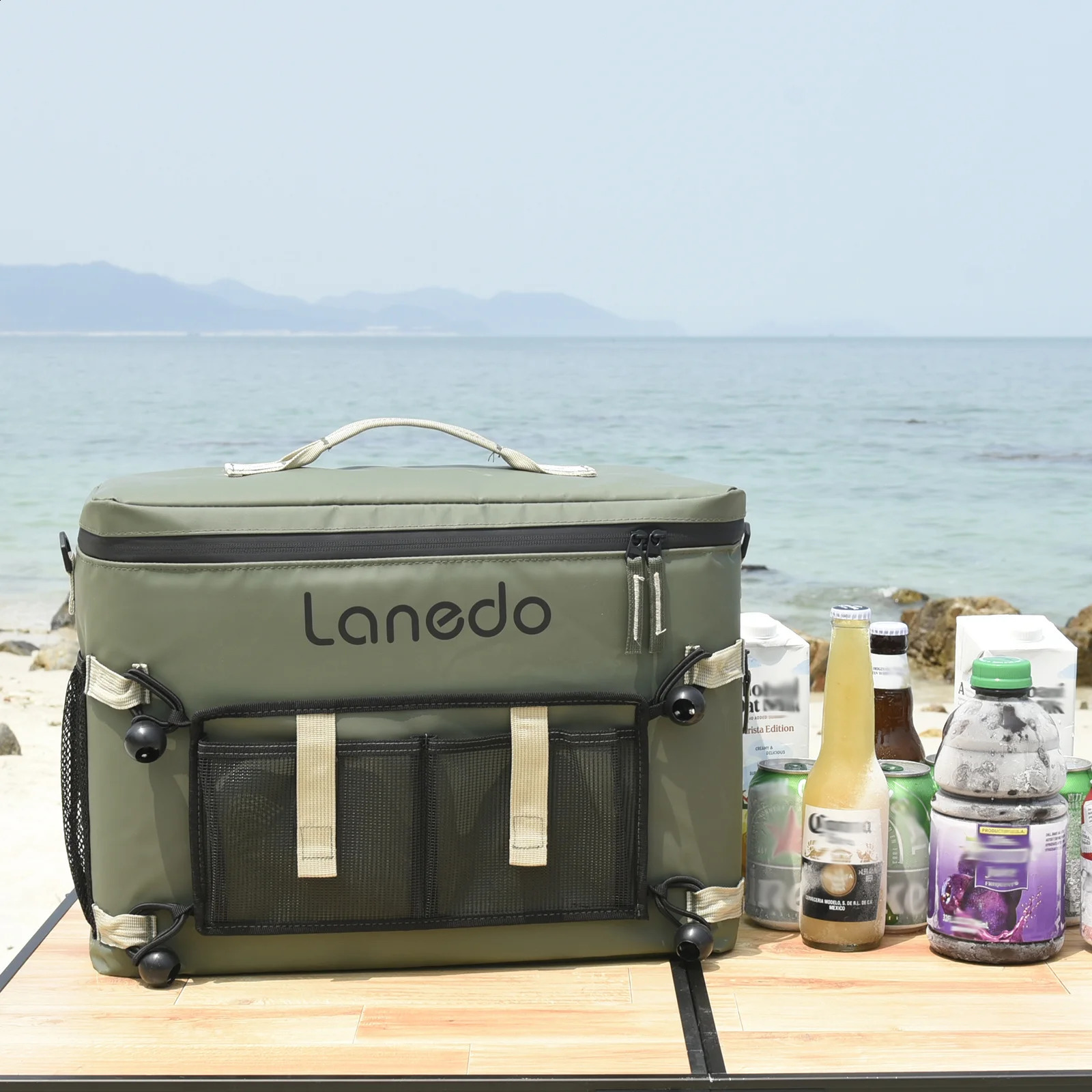 Leakproof Outdoor Camping Insulated Unisex Lunch Bag Water Cooler Bag 250528