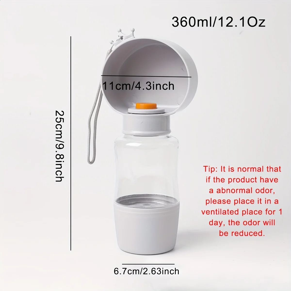 free shipping 1pc-Dog Outing Outdoor lti-functional Companion Cup Feeder Portable Pet Water Dispenser Supplies 250528