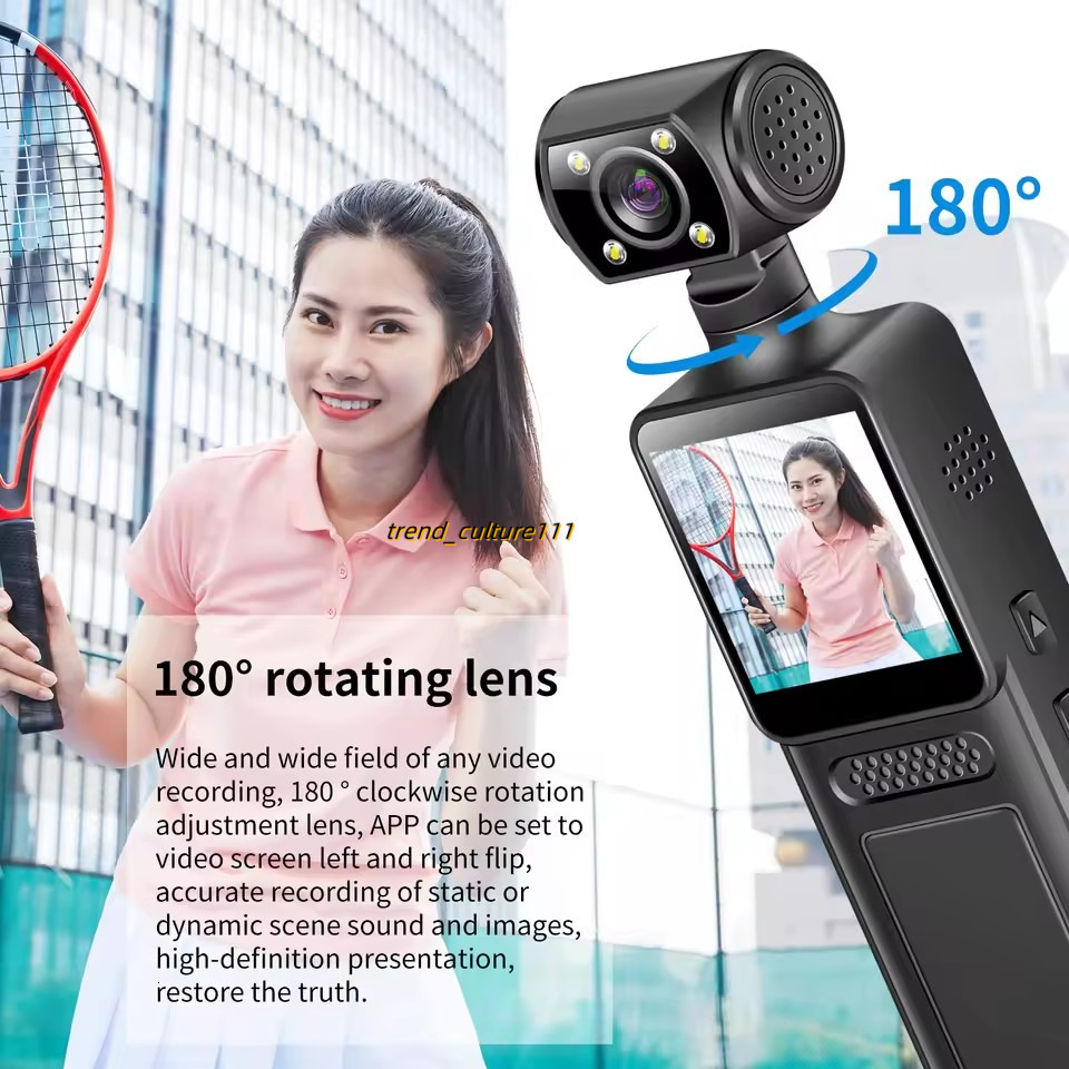 Ultra HD 4K WiFi Mini Camera Portable Digital Video Recorder BodyCam Infrared Night Vision Sports DV Riding Camcorder