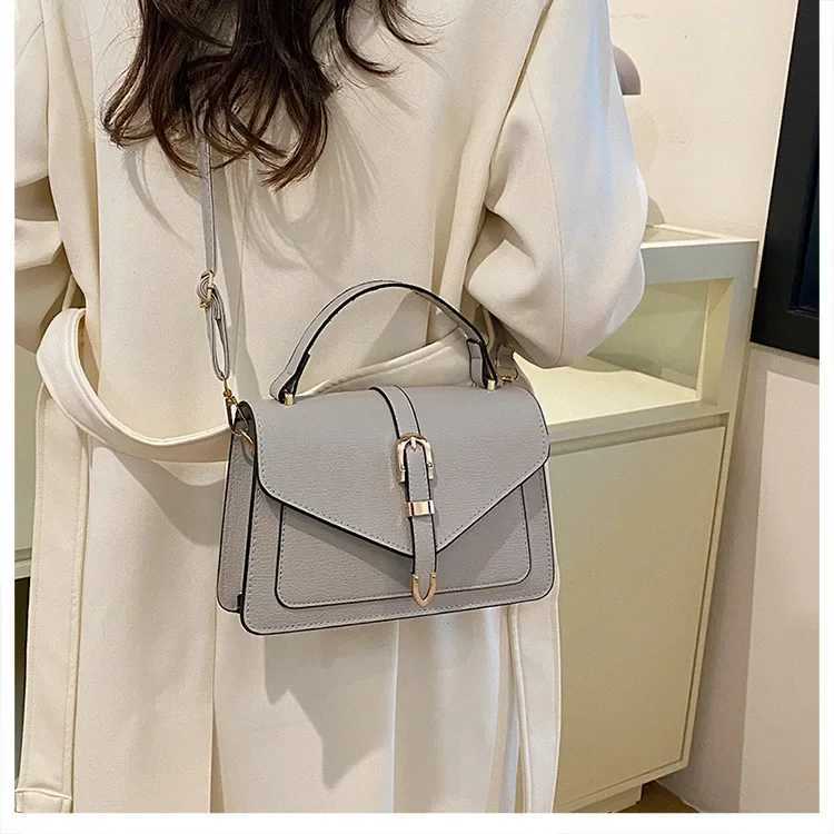Retro Pure Color Womens Bag Fashionable Casual Single Shoulder Handbag Crossbody Small Square Bag for Autumn Winter XJ2520528