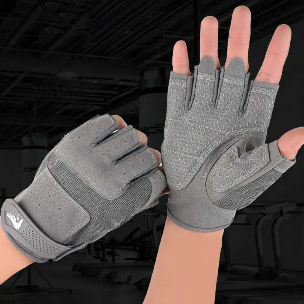 Wear-Resistant Motorcycle Gloves Vintage Anti-Slip Ring Gloves Goatskin Leather Fingerless Half Finger Gloves L250529QYZM