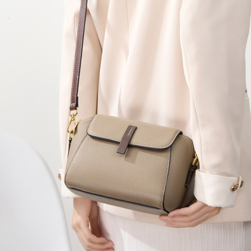 designer bag women's small new leather shoulder bag versatile white spring and summer design niche bags crossbody bags