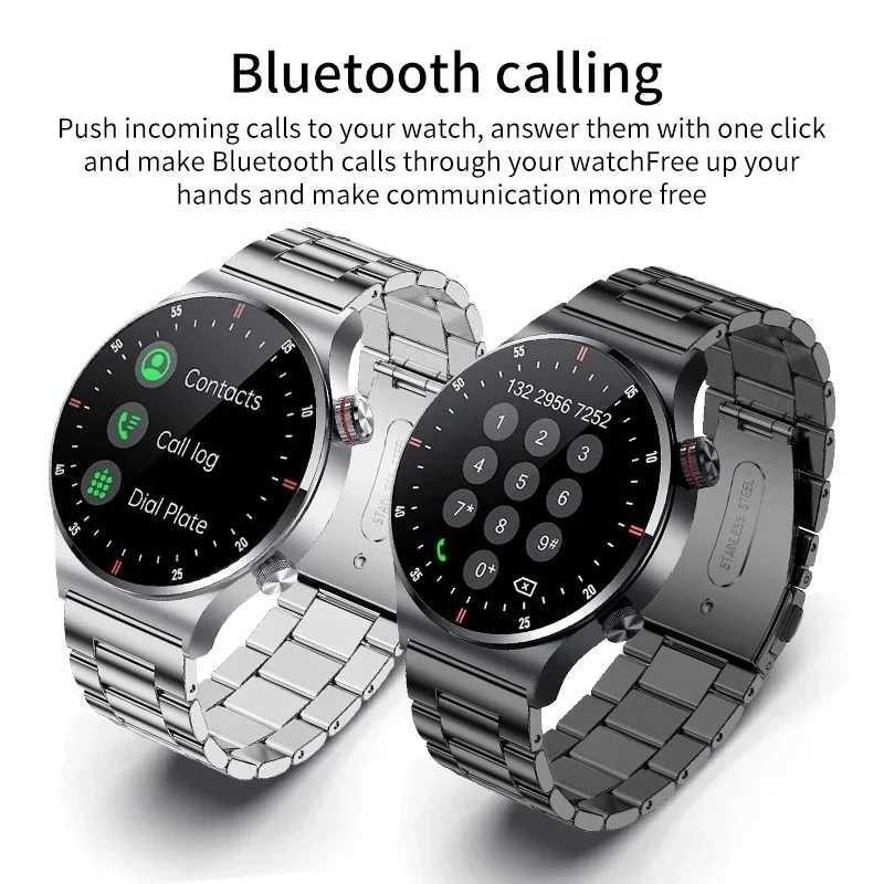 2024 NEW ECG+PPG Business Smart Watch for Men Bluetooth Call Health Sleep Monitoring Multiple Sports Mode Waterproof Smartwatch W250529