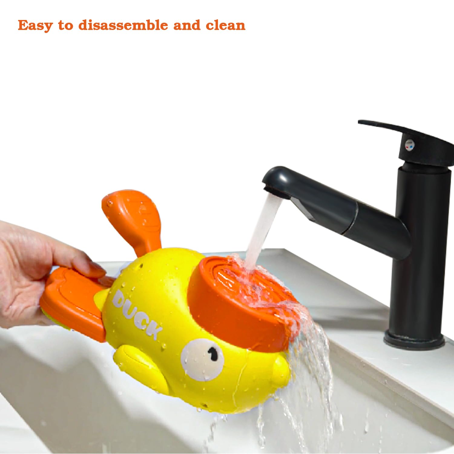 2-in-1 Interactive Dog Slow Feeder Puzzle Toy Durable Duck Shaped Design Promotes IQ Training Reduces Bloating Anti Gulping Dog Treat Dispenser Toy