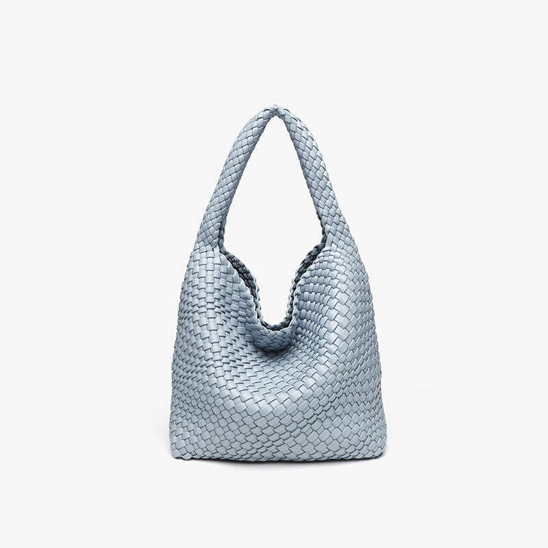 Tote Bag High End Handmade Woven Shoulder Crossbody Tote Versatile Underarm Mother Bag Large Capacity Shoulder Bag Braided Handbag