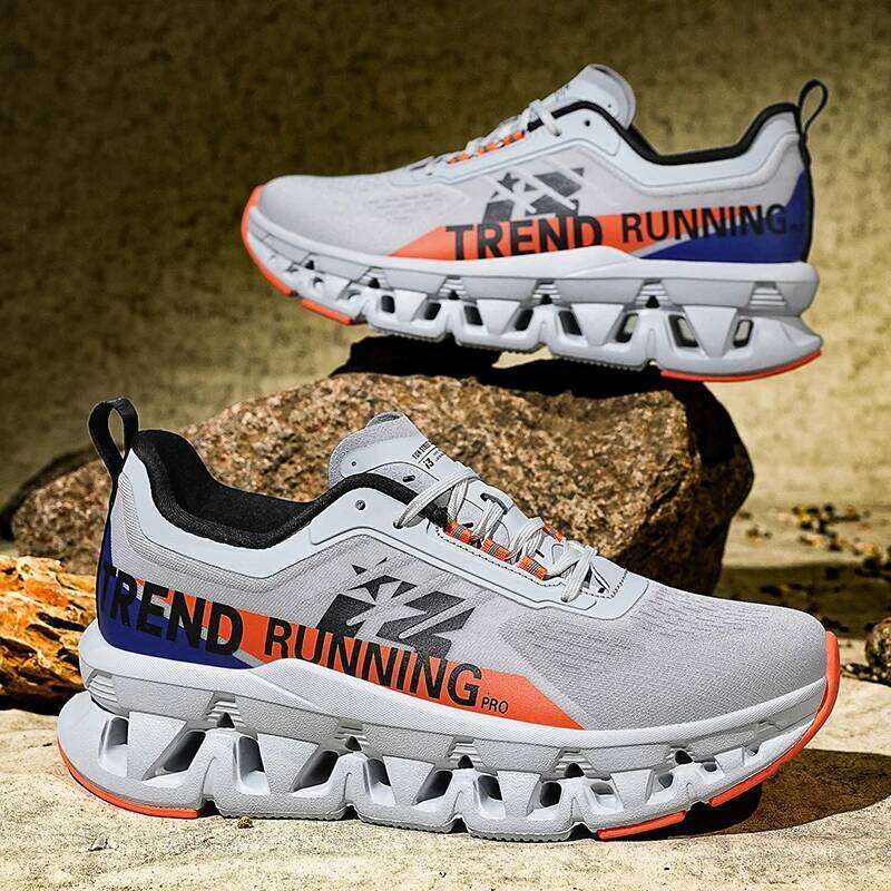 New Men Running Shoes Jogging Casual Lace-up Breathable Fashion Sneakers Blade Loafers Brand Outdoor Walking Leisure Comfortable