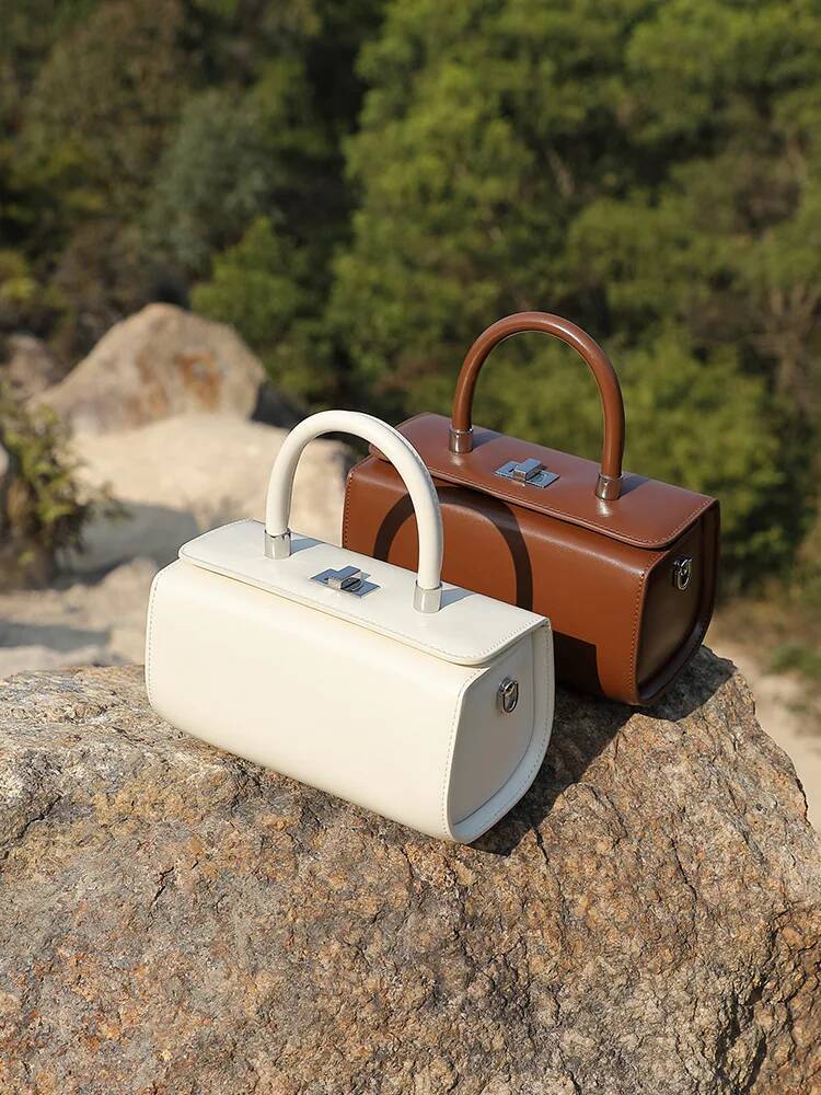 Genuine Leather Handbag Design Cowhide Shoulder For Women 2025 Fashion Commuter Crossbody Small Square Bag