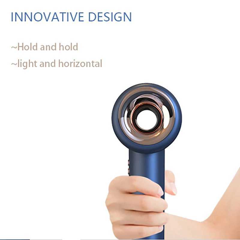 Leafless Hair Dryer 220v Professional Negative Ion Hair Dryer 1600w Quick Dry Travel Home Hair Styler Blow drierXJ250528