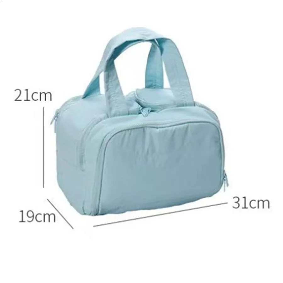 Large Capacity Cosmetic Bag Female Travel Wash Handbag Bathroom Partition Shower Makeup Pouch Unisex Toiletries Organizer 250528