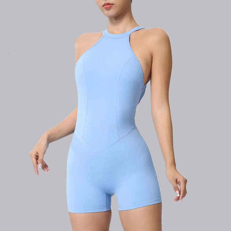 High Quality Sports Yoga Clothes, New Tight Fitting Sports Jumpsuit, Running And Fitness One-piece Pants, Backless Swimming Yoga Clothes, Free Shippin