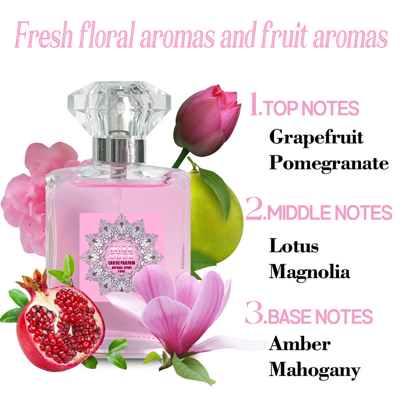 TONFLY Rose Floral Fragrance For Women's Fresh And Feminine Perfume 50ml