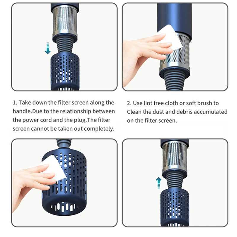 Leafless Hair Dryer 220v Professional Negative Ion Hair Dryer 1600w Quick Dry Travel Home Hair Styler Blow drierXJ250528