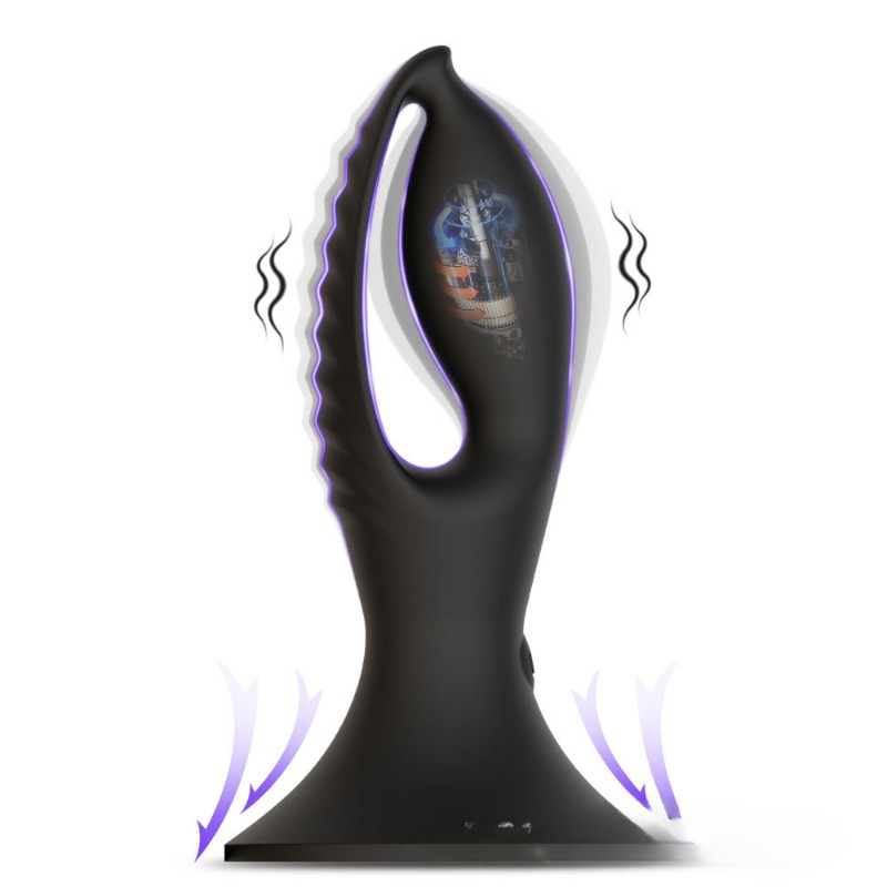 Silicone arrière-cour anal saut saut de sexe d'oeuf amusant arrière-cour masculin et femmes Toys Av Vibrator Produits sexuels pour adultes