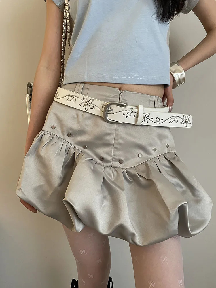 Rivet Y2k Belt For Women Accessory Skirt Versatile Jeans Belt Leather Belt With A Unique High-End Feel To Cinch The 250523