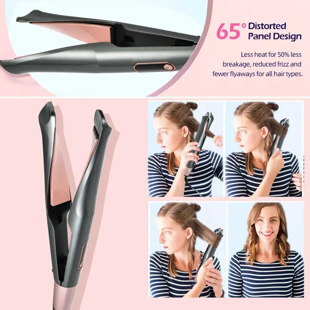Hair Curling Wand 3/4 Inch Tapered Curling Iron Professional Ceramic Hair Curler Wand Fast Heating Hair Curlers for All HairXJ250528