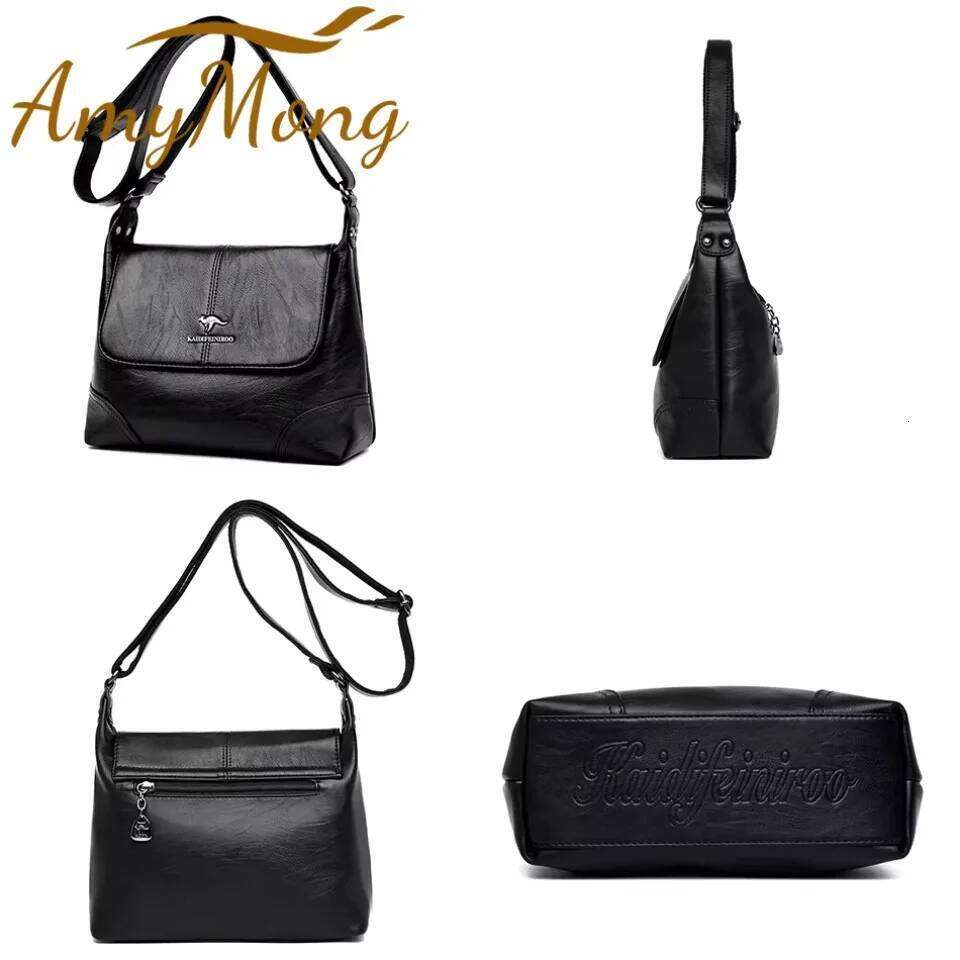 Super Quality Leather Designer Shoulder Bags Purses Women Classic Tote Bag Female Messenger Waterproof Crossbody Sac