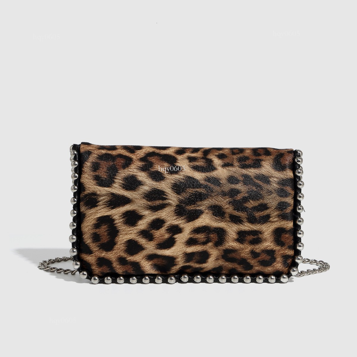 Top quality Brand High Quality New Style Free Delivery Designer Bag ZR Women's 2025 Autumn Fashion Versatile Leopard Print Shoulder High-end Pear