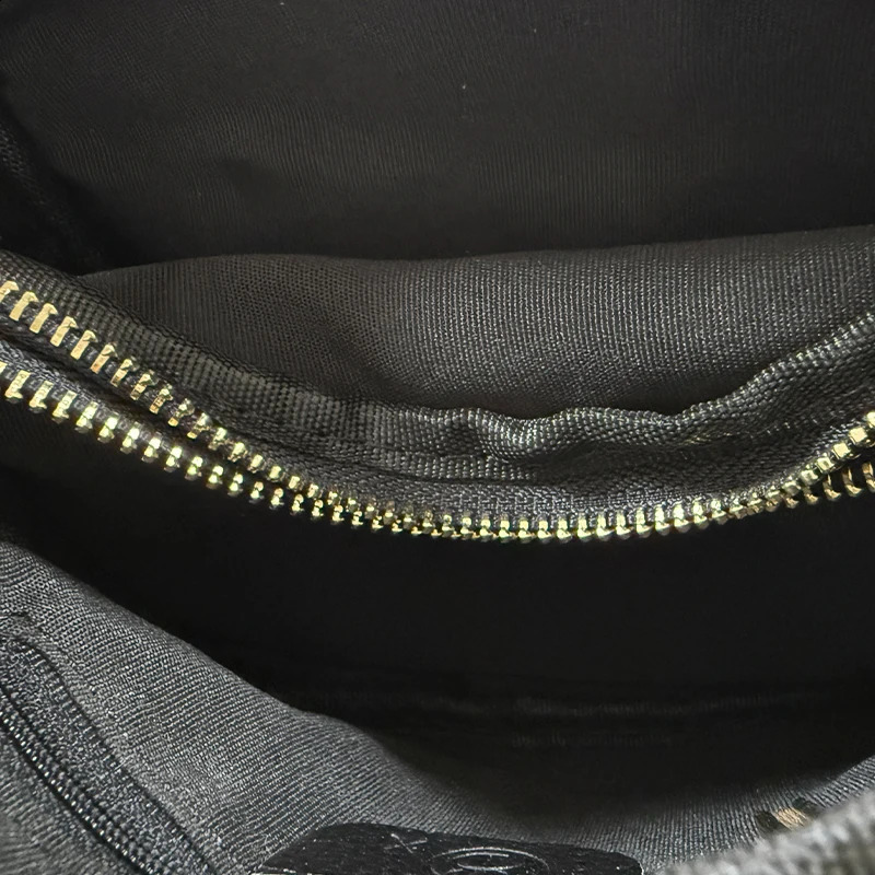 Solid color simple small square bag genuine leather multilayer zipper single shoulder crossbody bag 250528