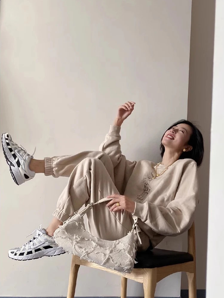 Celebrity Same Style Bag Ins Blogger Baguette Stitching Canvas Patch Tassel Retro Single Shoulder Armpit for Women 250528