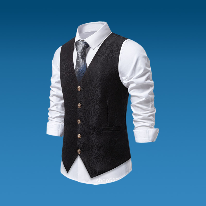 Slim Fit k1290 Single-Breasted Business Suit Jacket - Stylish Tailored Look