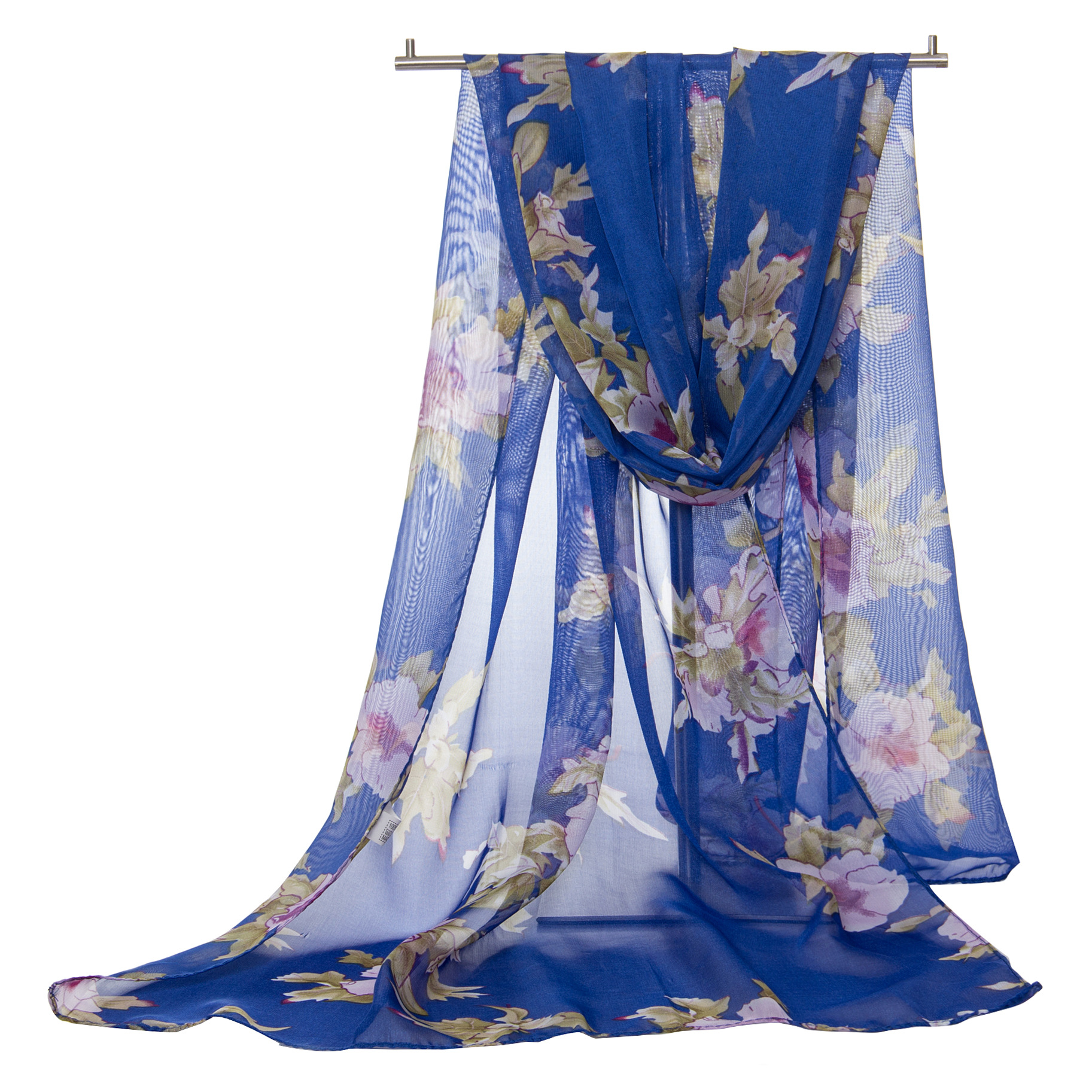 K865 New summer silk scarf women chiffon printed scarf air conditioning shawl scarf female beach towel neck wholesale
