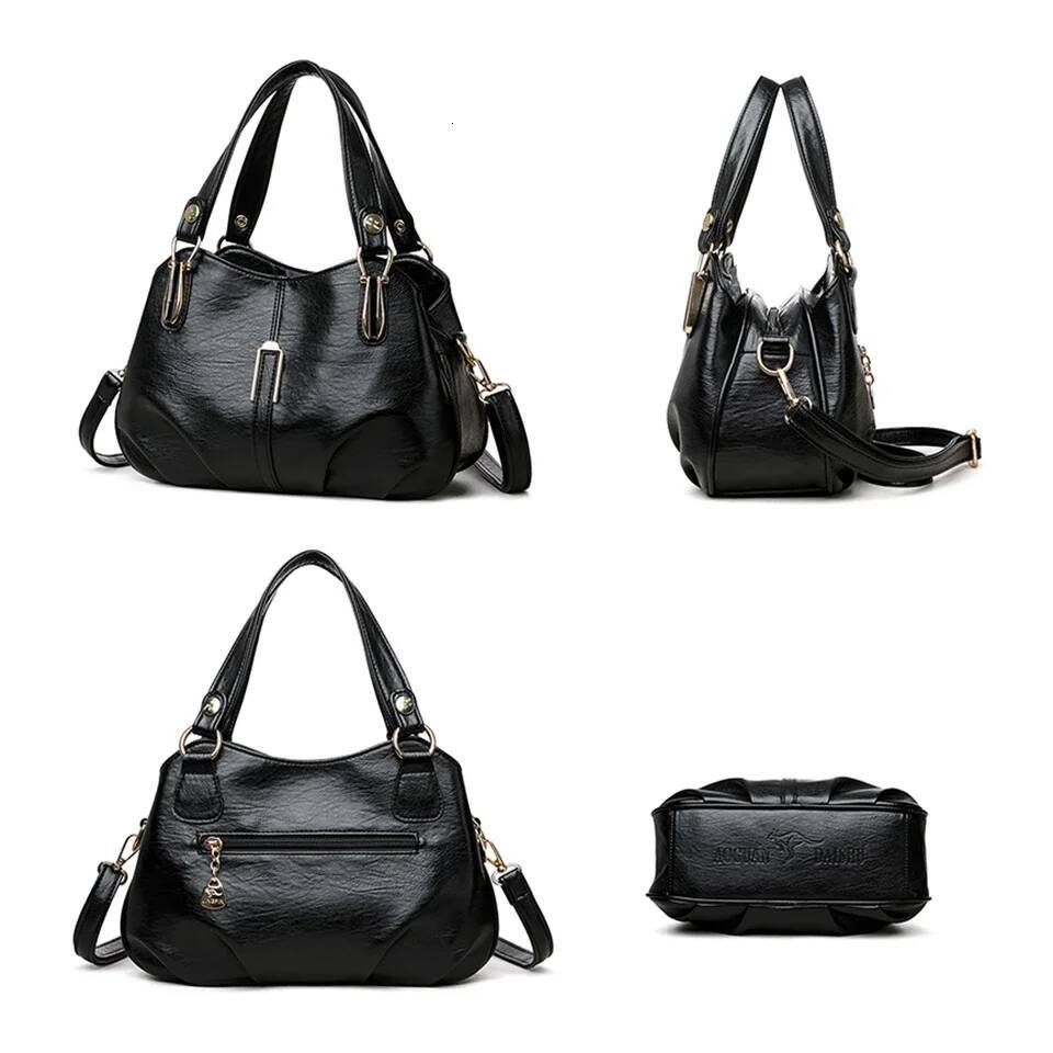 Genuine Brand Leather Women Handbag Designer Shoulder Crossbody Bags Ladies Purse Messenger Tote Female Commuting Bag