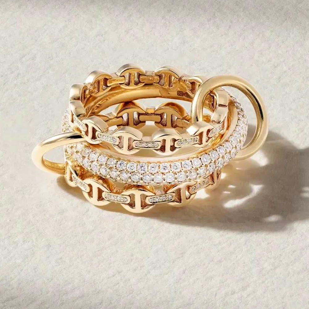sdzstone 2025 NEW Luxury Micro Pave Cubic Zirconia Bling Cz Rings for Women Fashion Mixed Color Stackable Finger Ring Party Jewelry